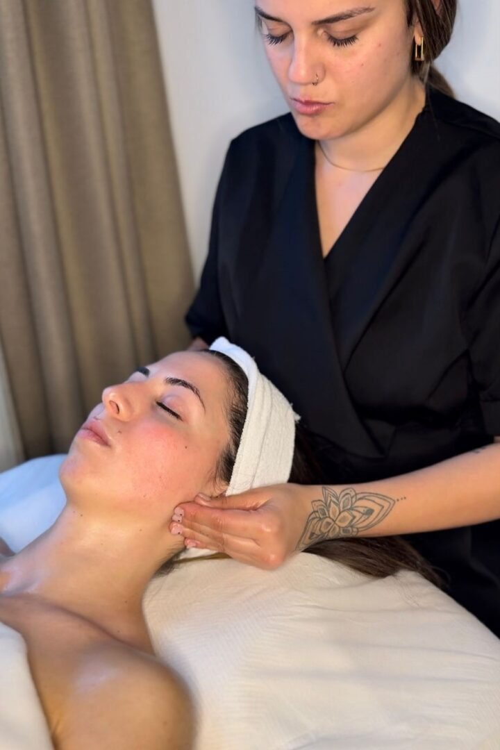 Drenaje linfático facial